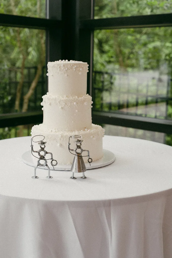 cute little texas figurine wedding cake